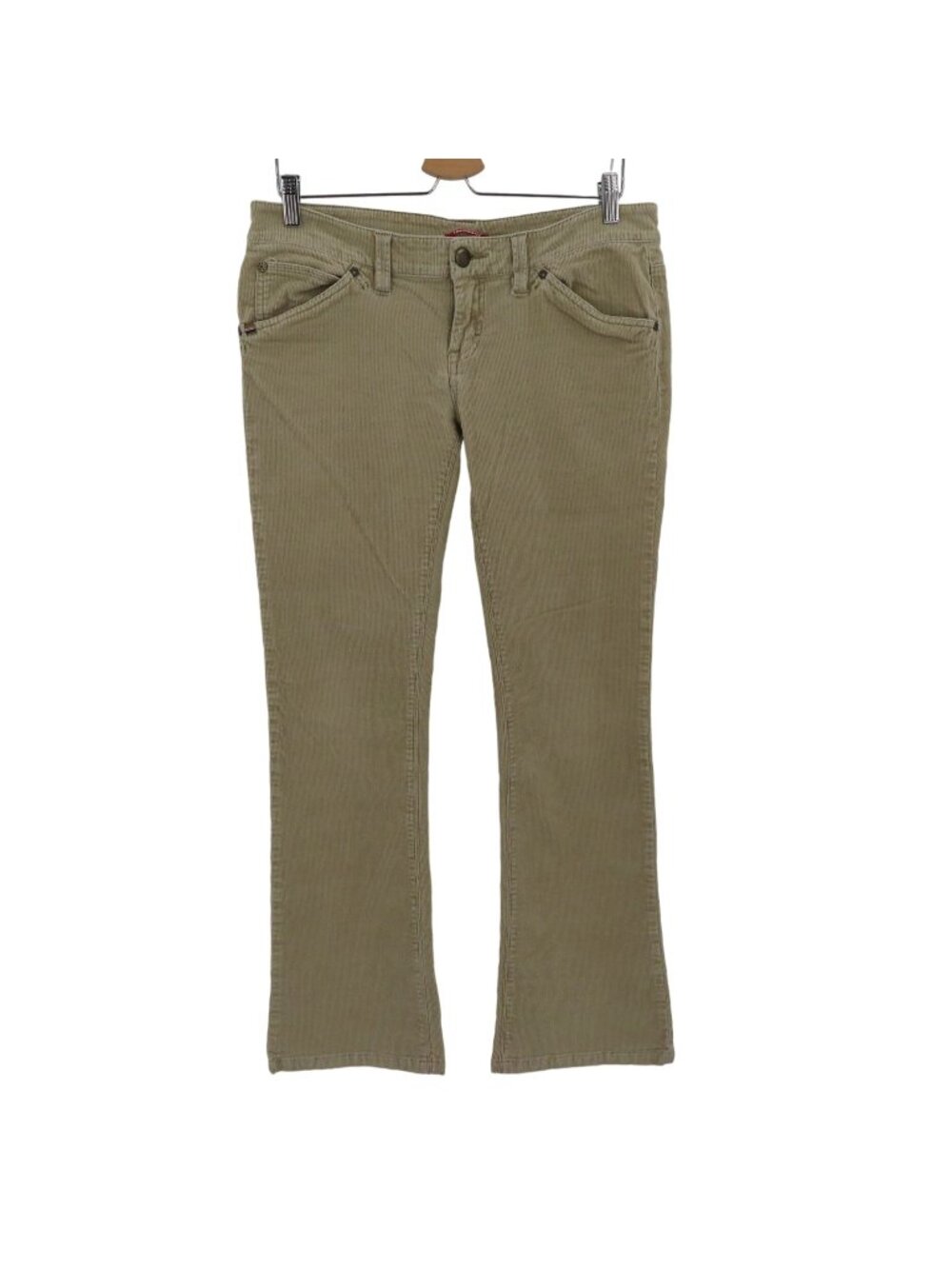 Y2K Union Bay Juniors 13 Beige Tan Corduroy Bootcut Pants Jeans Has Pockets 2001